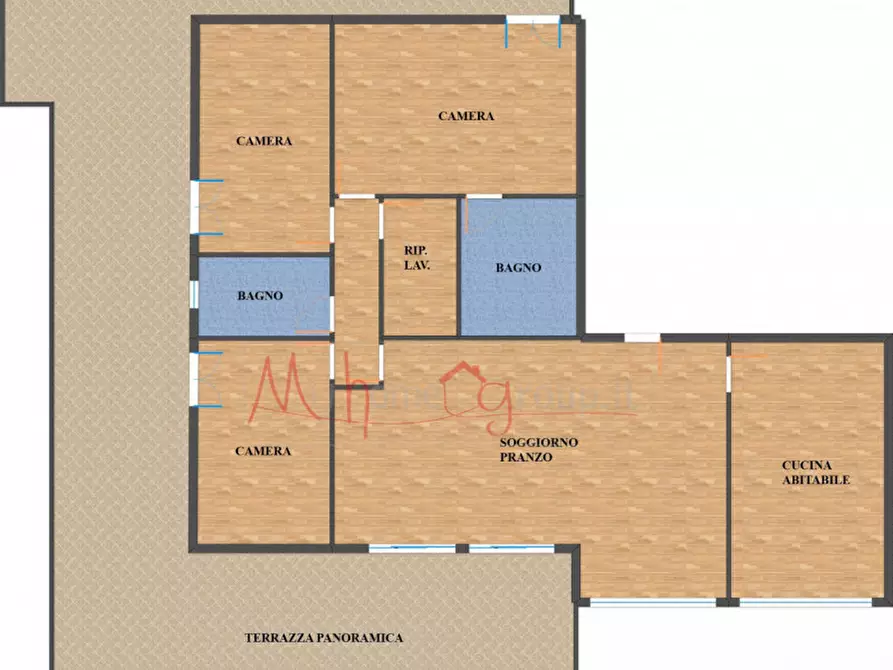 Immagine 27 di Attico in vendita  in Via Enrico Fermi a Camposampiero