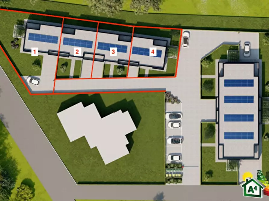 Immagine 6 di Villetta a schiera in vendita  in Via Vittorio Emanuele II a Legnaro