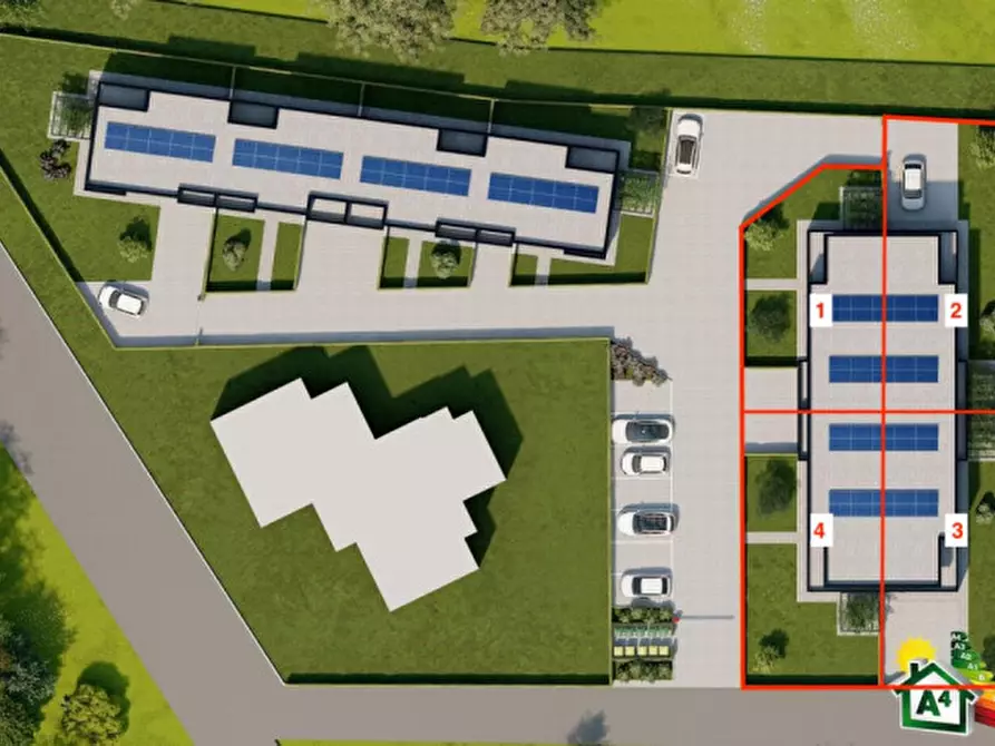 Immagine 6 di Casa quadrifamiliare in vendita  in Via Vittorio Emanuele II a Legnaro