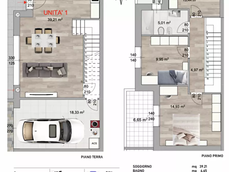 Immagine 9 di Casa quadrifamiliare in vendita  in Via Vittorio Emanuele II a Legnaro