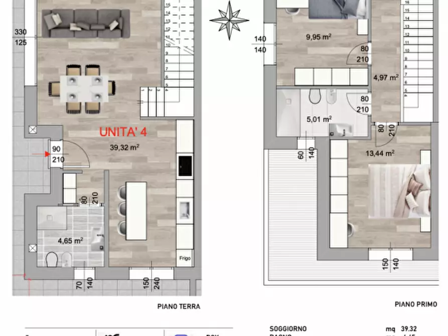 Immagine 15 di Casa quadrifamiliare in vendita  in Via Vittorio Emanuele II a Legnaro