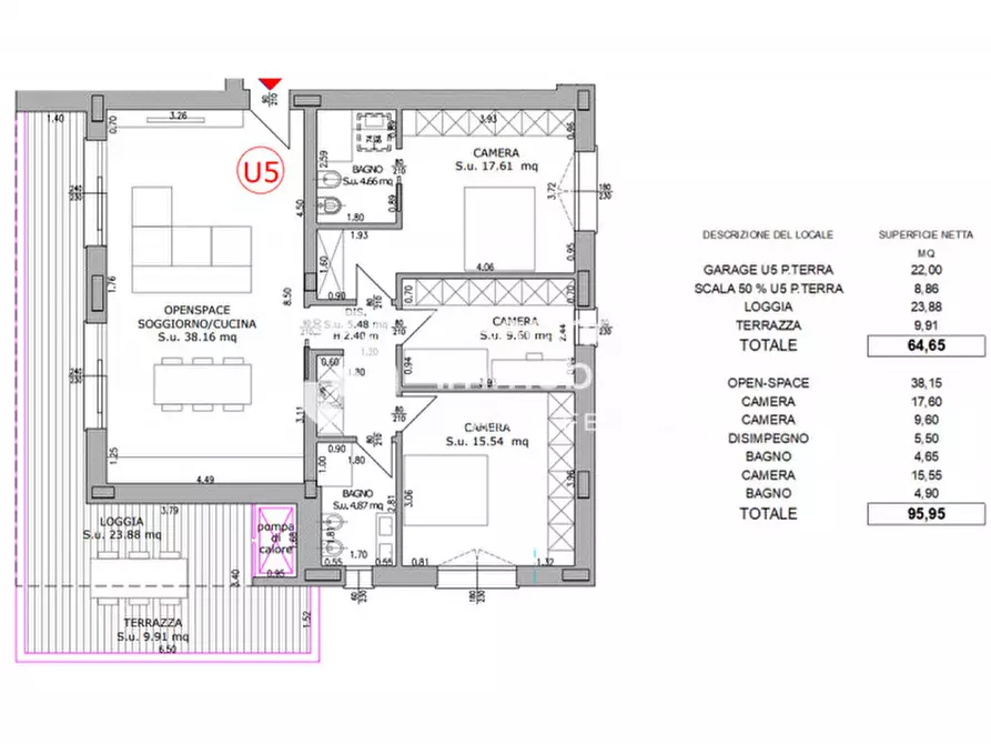 Immagine 16 di Appartamento in vendita  in Borgo San Daniele a Povegliano