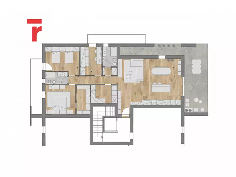 Immagine 15 di Appartamento in vendita  in via vittorio veneto a Vigodarzere