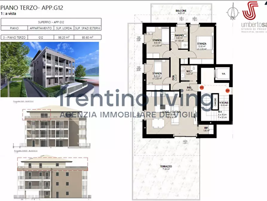 Immagine 18 di Appartamento in vendita  in Via Carlo Devigili a Mezzolombardo