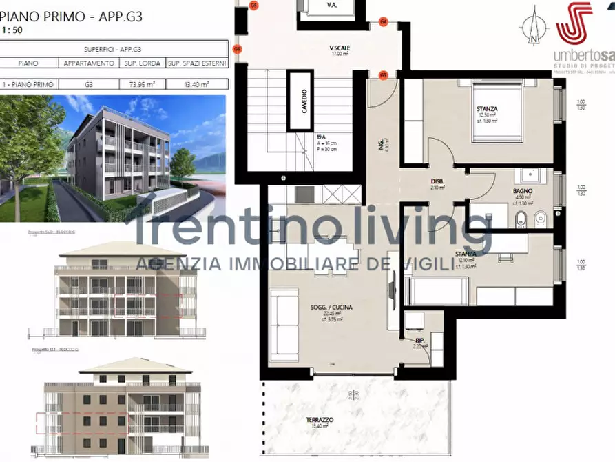 Immagine 19 di Appartamento in vendita  in Via Carlo Devigili a Mezzolombardo