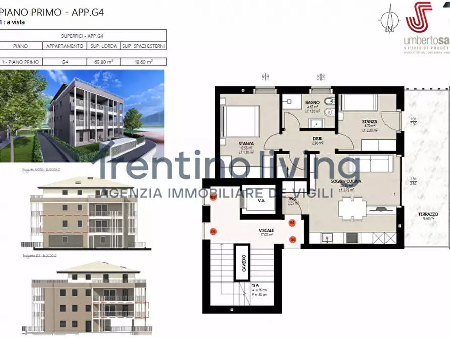Immagine 20 di Appartamento in vendita  in Via Carlo Devigili a Mezzolombardo