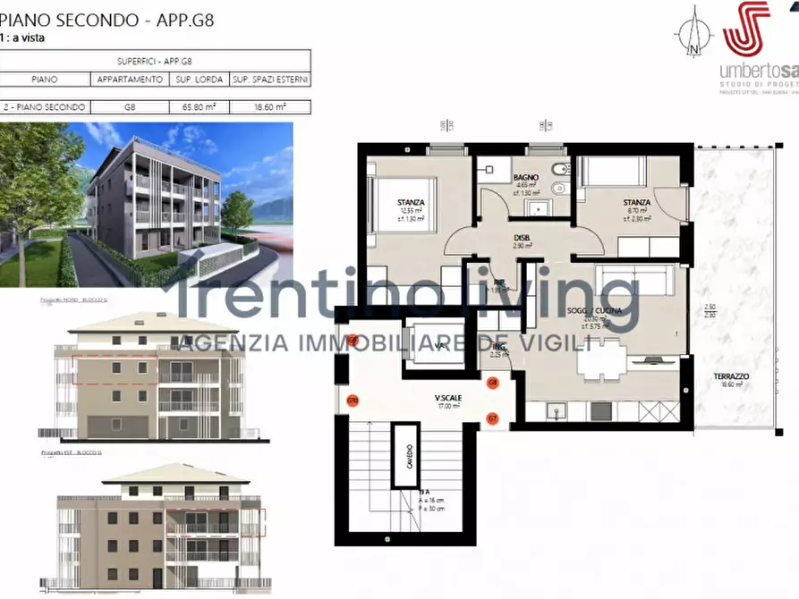 Immagine 23 di Appartamento in vendita  in Via Carlo Devigili a Mezzolombardo