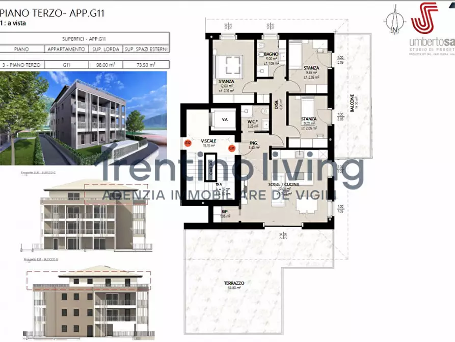 Immagine 25 di Appartamento in vendita  in Via Carlo Devigili a Mezzolombardo