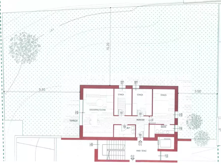 Immagine 5 di Appartamento in vendita  in Via Antonio Gramsci a Trento