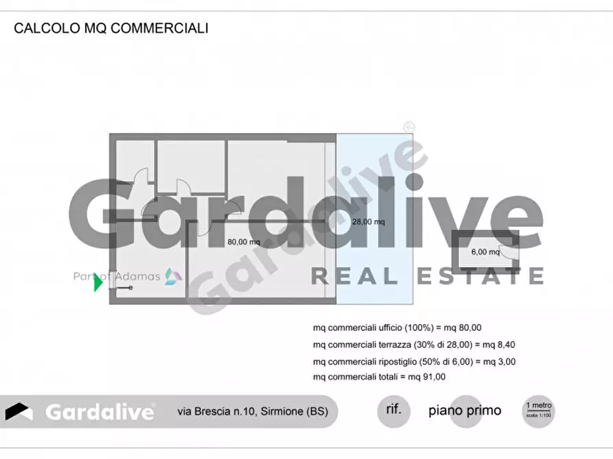 Immagine 19 di Ufficio in vendita  in Viale Guglielmo Marconi a Desenzano Del Garda