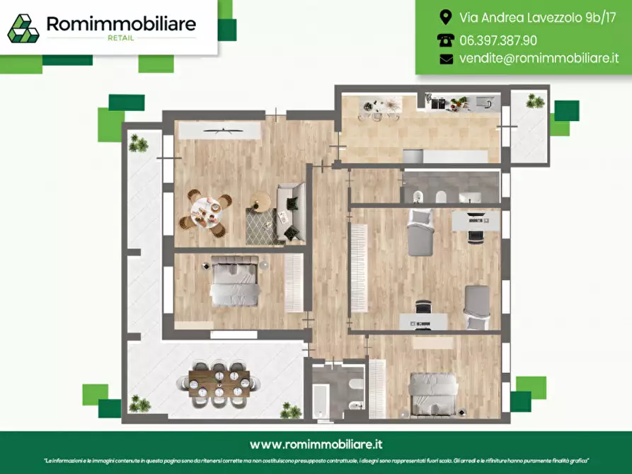 Immagine 37 di Appartamento in vendita  in Via Tazio Nuvolari a Roma