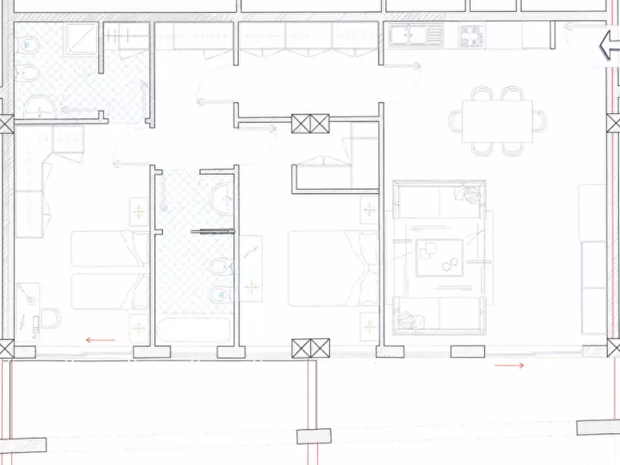Immagine 23 di Appartamento in vendita  in Via Gennargentu a Olbia