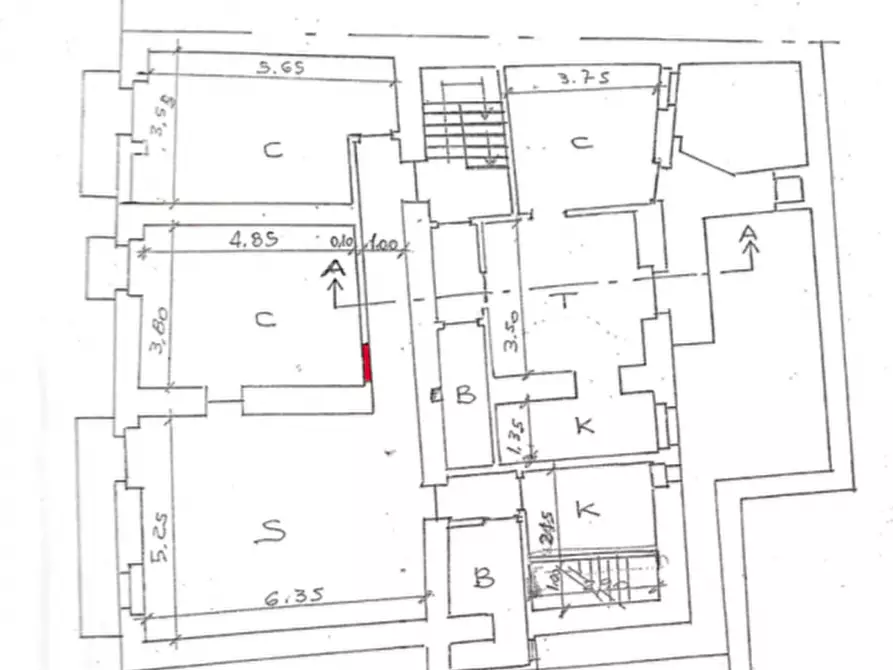 Immagine 6 di Palazzo in vendita  in Via Pietro Fontana 28 a Feletto