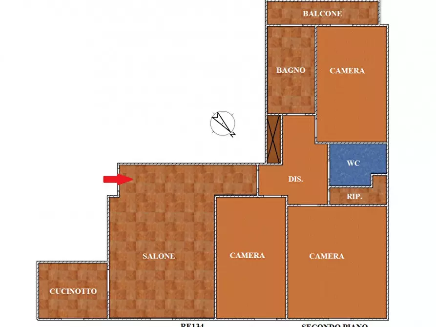 Immagine 29 di Appartamento in vendita  in via tellarini 79 a Lugo