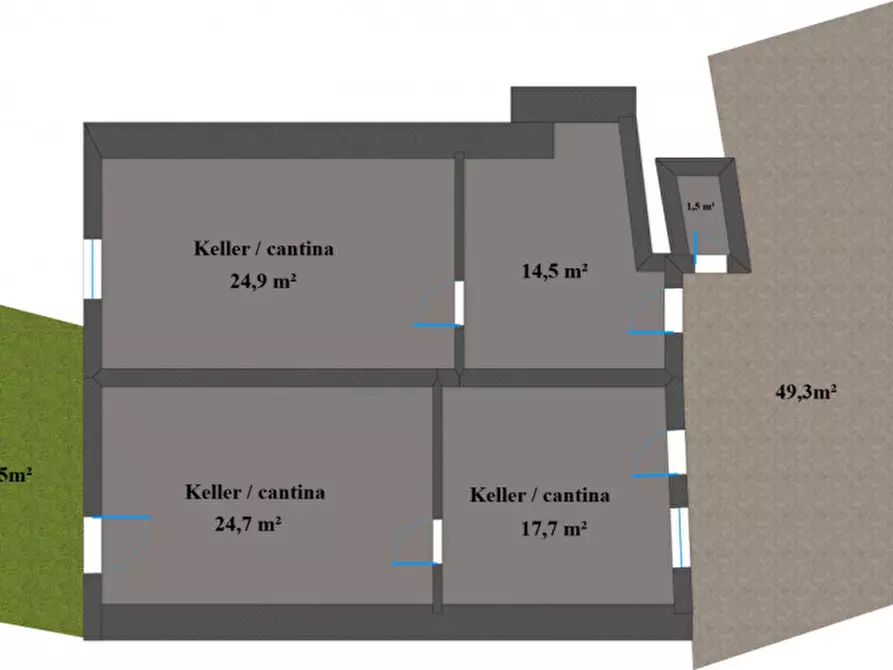 Immagine 23 di Casa indipendente in vendita  a Montagna .Montan.