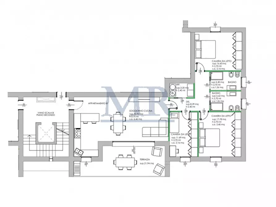 Immagine 2 di Appartamento in vendita  in via SAN PIETRO a Selvazzano Dentro