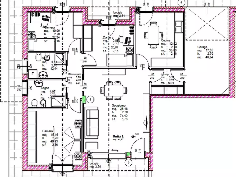 Immagine 1 di Appartamento in vendita  a Padova