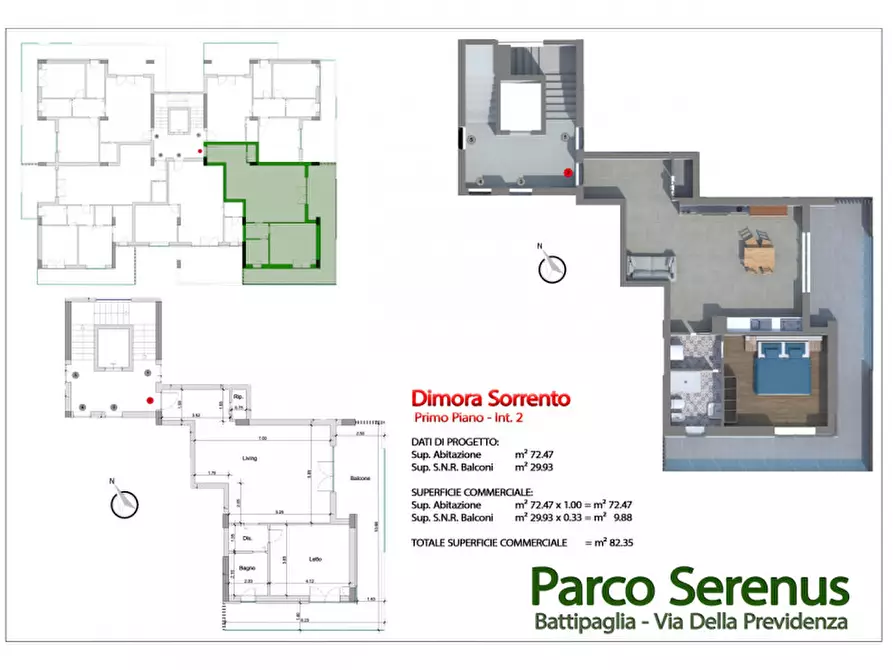 Immagine 11 di Appartamento in vendita  in Via della Previdenza a Battipaglia