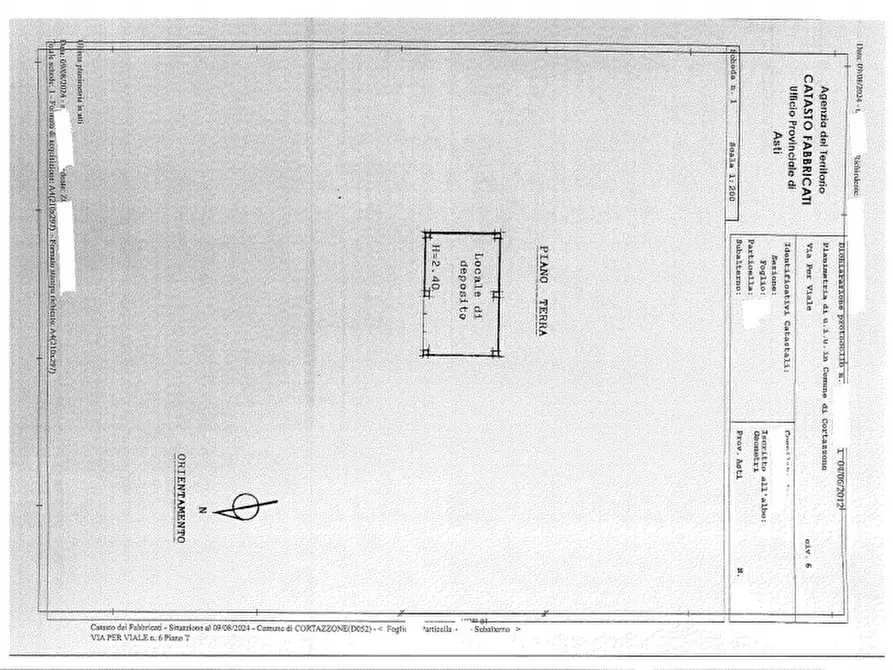 Immagine 24 di Villa in vendita  in Via Per Viale, 6 a Cortazzone