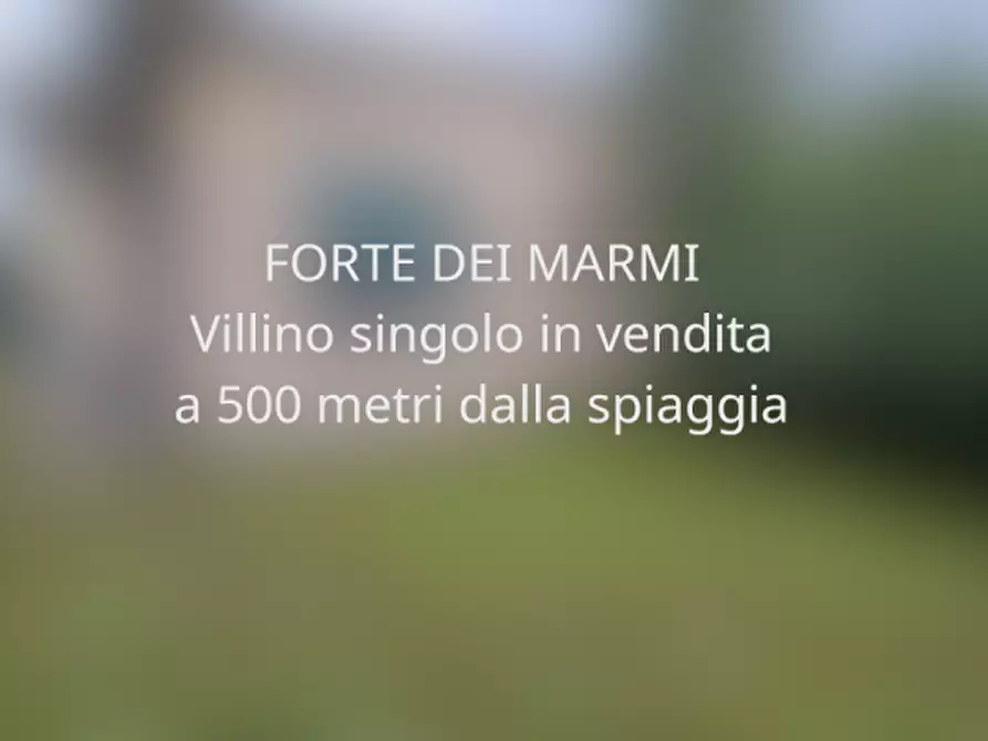 Villa in vendita in Via Vanzetti a Forte Dei Marmi