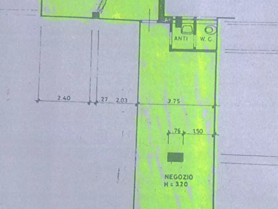Immagine 1 di Negozio in affitto  in VIA GRAZIOLI a Trento