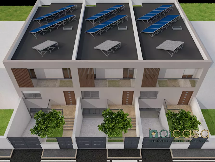 Immagine 14 di Villetta a schiera in vendita  in via due giugno a Surbo