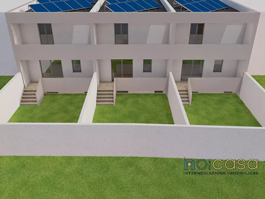 Immagine 19 di Villetta a schiera in vendita  in via due giugno a Surbo