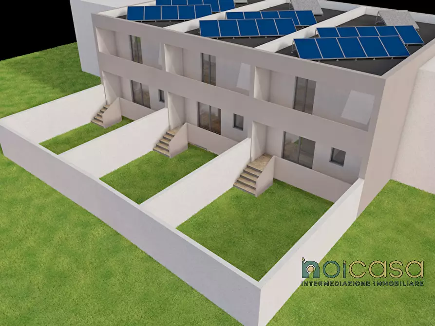 Immagine 29 di Villetta a schiera in vendita  in via due giugno a Surbo