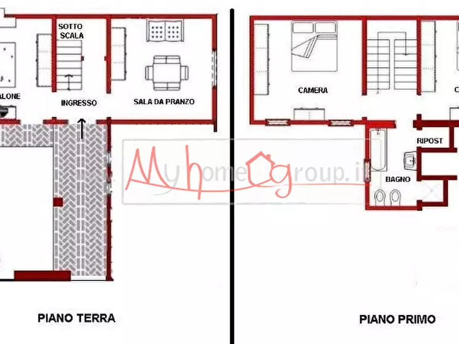 Immagine 14 di Casa bifamiliare in vendita  a Padova