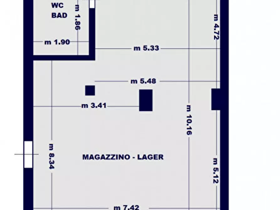 Immagine 1 di Magazzino in vendita  in Via Bassano del Grappa - Bassano-Del-Grappa-Straße a Bolzano