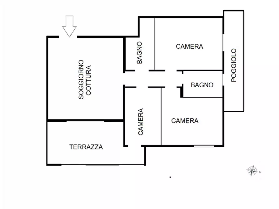 Immagine 4 di Appartamento in vendita  a Montegrotto Terme