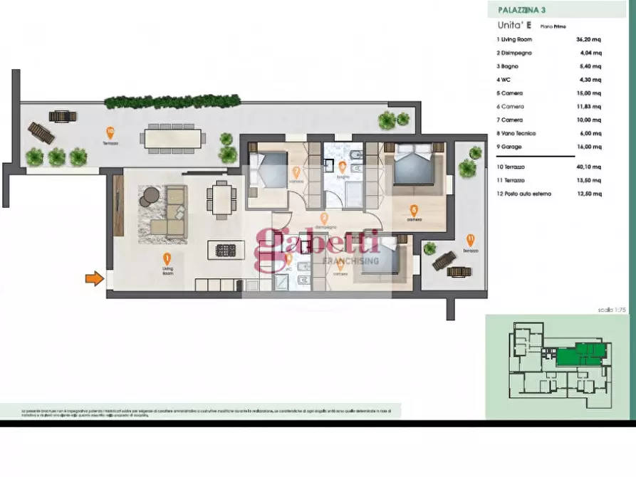 Immagine 5 di Attico in vendita  in VIA DIAZ a Vigonza