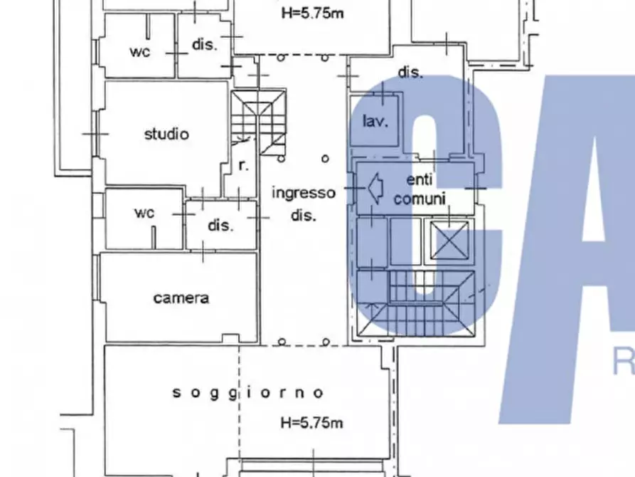 Immagine 16 di Ufficio in vendita  in VIA DONIZETTI GAETANO a Monza