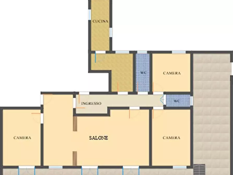 Immagine 57 di Appartamento in vendita  a Palermo