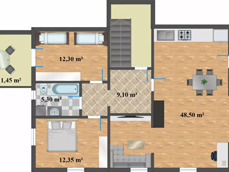 Immagine 21 di Appartamento in vendita  a Cortina Sulla Strada Del Vino .Kurtinig An D.