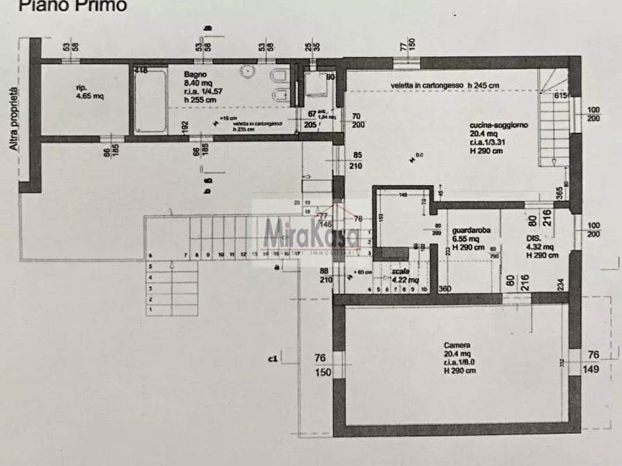 Immagine 52 di Villetta a schiera in vendita  a Forli'
