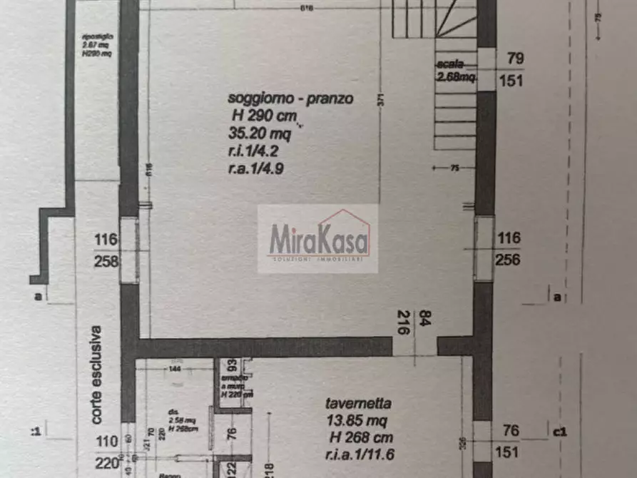 Immagine 28 di Villetta a schiera in vendita  a Forli'