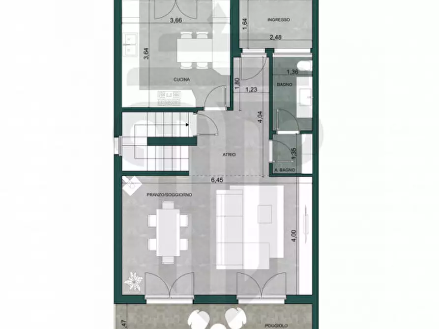 Immagine 48 di Villetta a schiera in vendita  in Via Furli 20 a Lavis