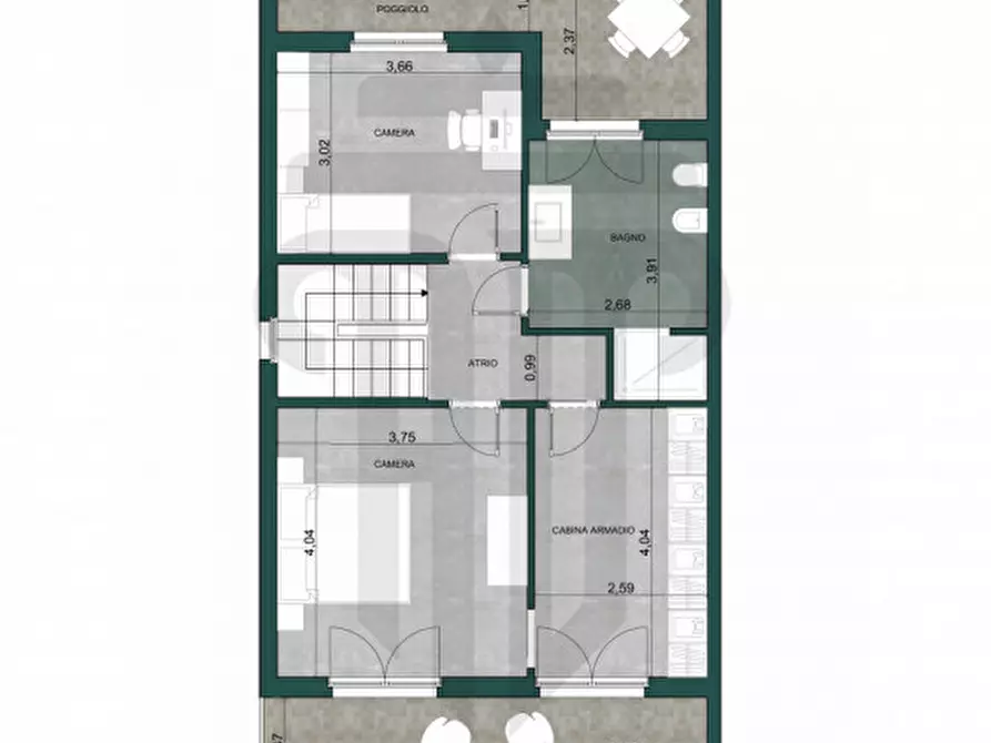 Immagine 49 di Villetta a schiera in vendita  in Via Furli 20 a Lavis