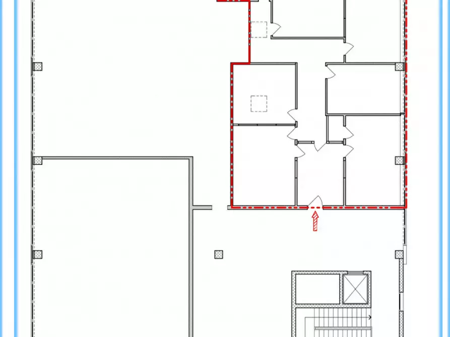 Immagine 1 di Ufficio in affitto  in VIA ISACCO PESARO a Venezia