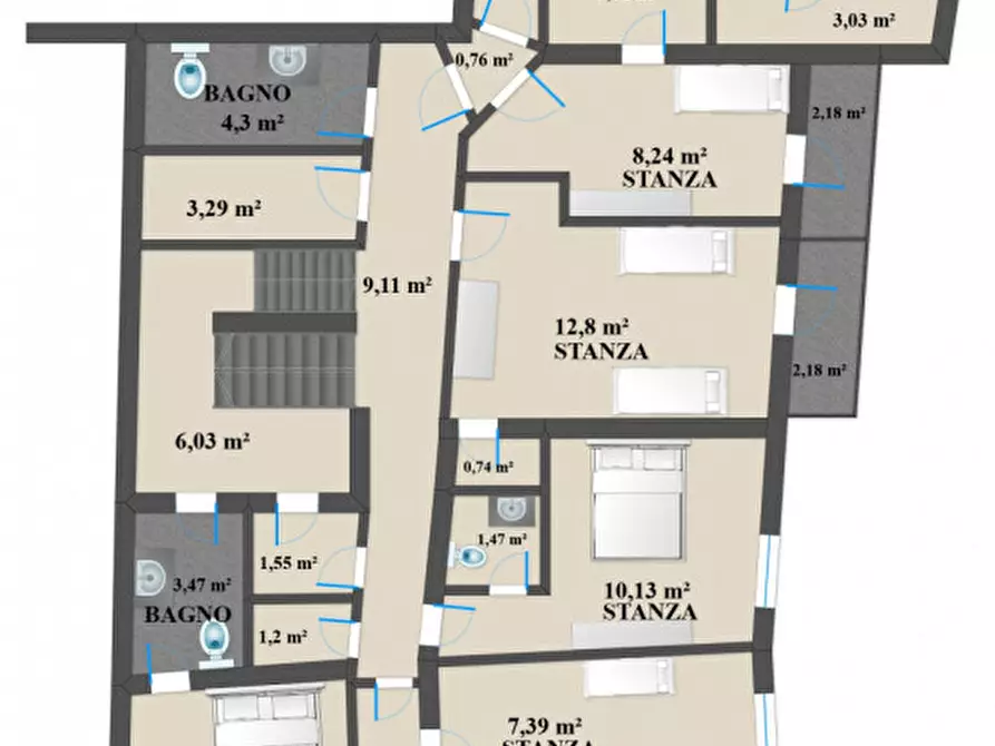 Immagine 27 di Casa indipendente in vendita  a Borgo D'anaunia