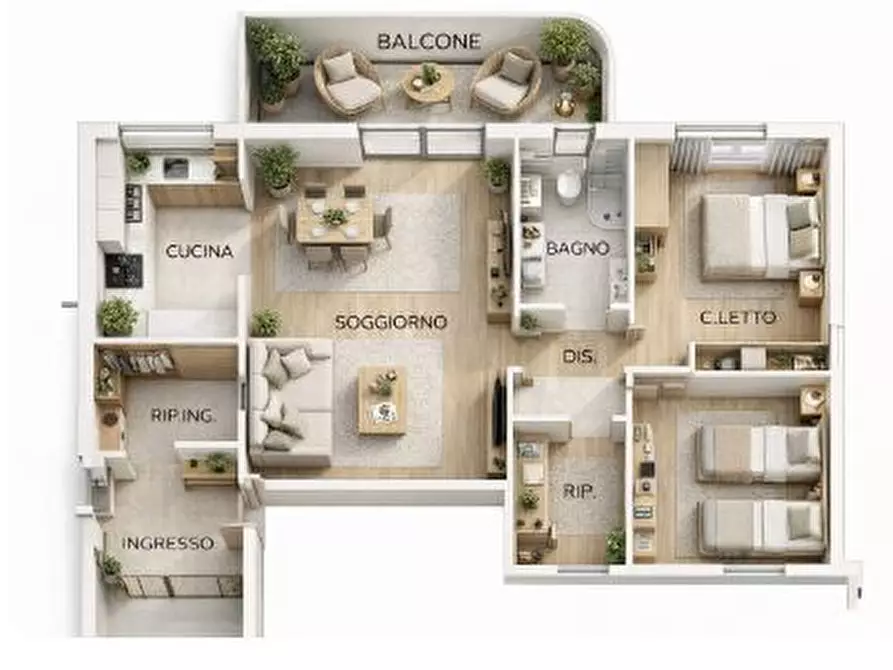 Immagine 14 di Appartamento in vendita  in Via Mirco Martignoni a Brescello