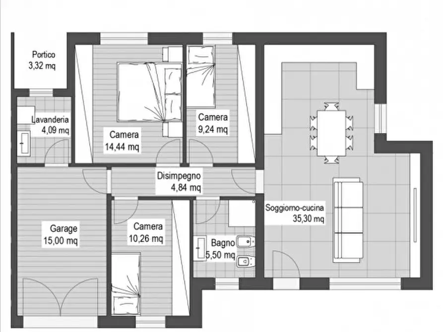 Immagine 3 di Casa bifamiliare in vendita  a Portogruaro
