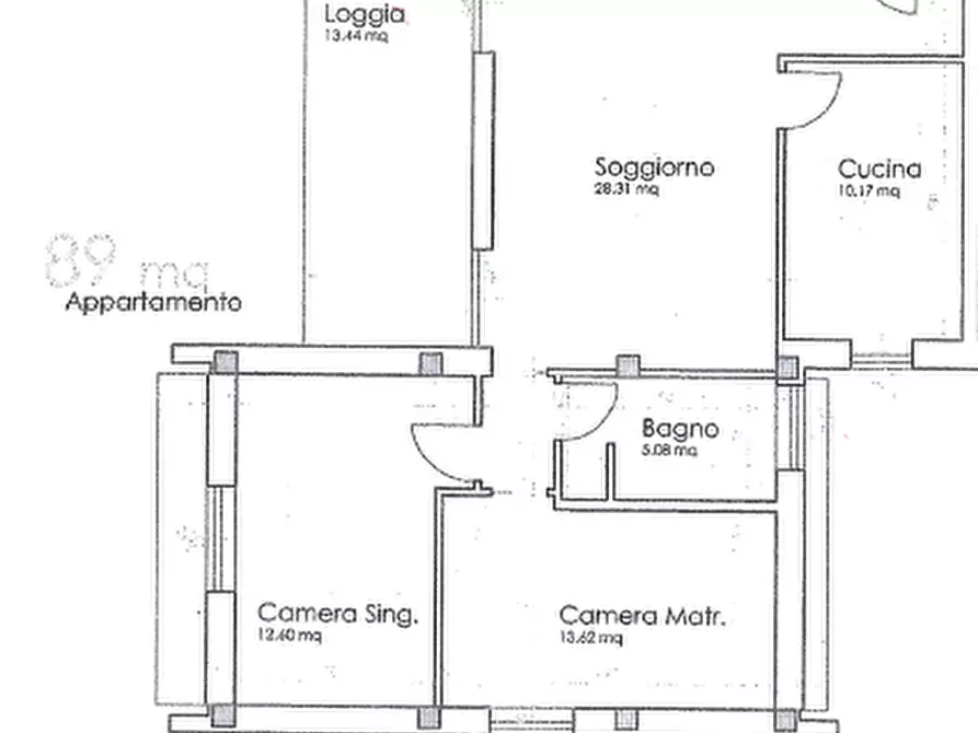 Immagine 36 di Appartamento in vendita  in Via Galileo Galilei a Traversetolo