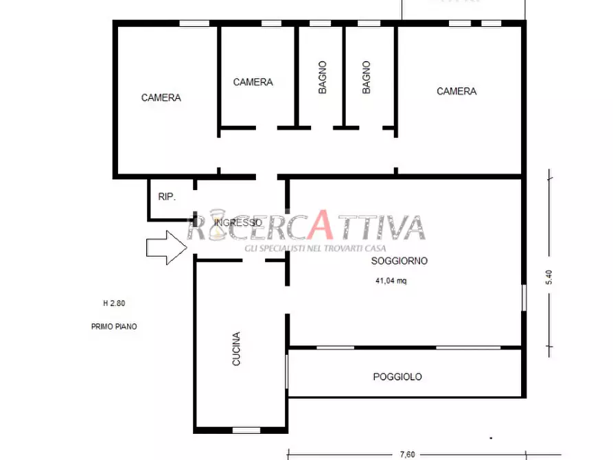 Immagine 2 di Appartamento in vendita  a Padova