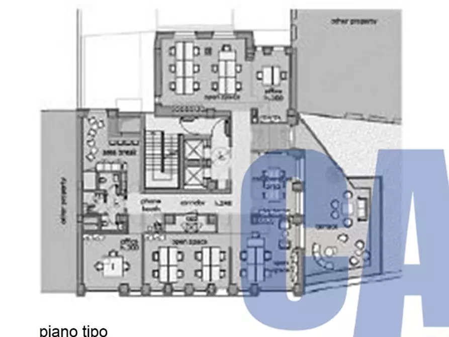 Immagine 3 di Ufficio in affitto  in VIA MOSCOVA a Milano