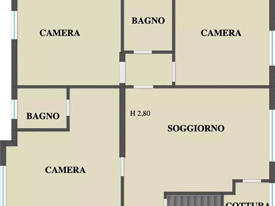 Immagine 3 di Casa indipendente in vendita  a Perugia