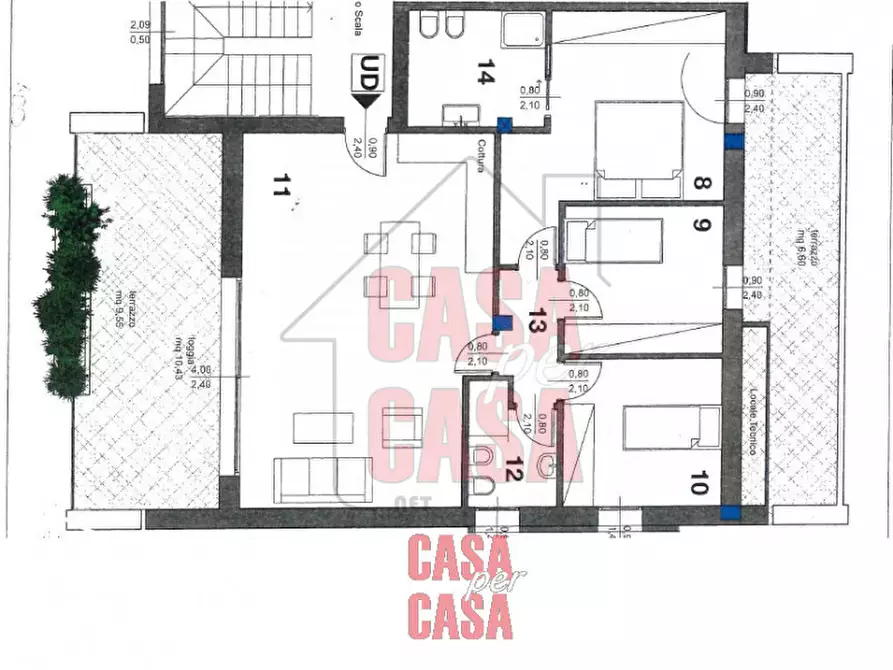 Immagine 11 di Appartamento in vendita  in Via Giuseppe Verdi a Montegrotto Terme