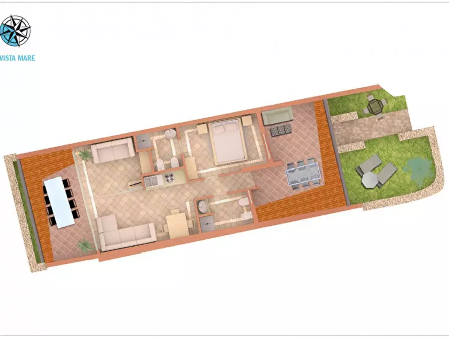 Immagine 19 di Appartamento in vendita  in capo ceraso a Olbia