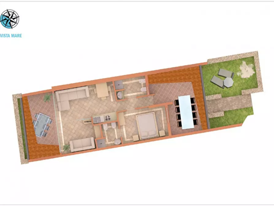 Immagine 19 di Appartamento in vendita  in capo ceraso a Olbia